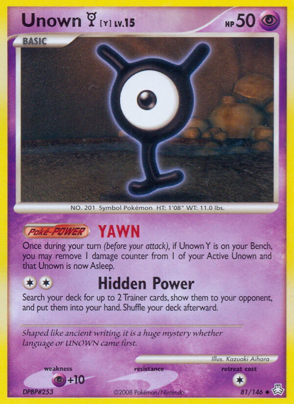 Unown Y [Reverse Holo]